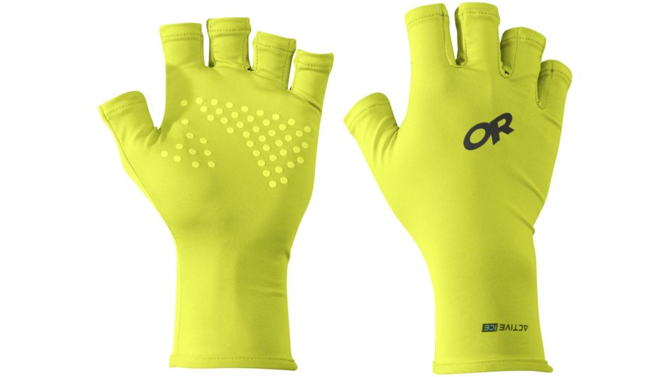 Outdoor Research Activeice Spectrum Sun Gloves - Mens-Lemongrass-X-Small
