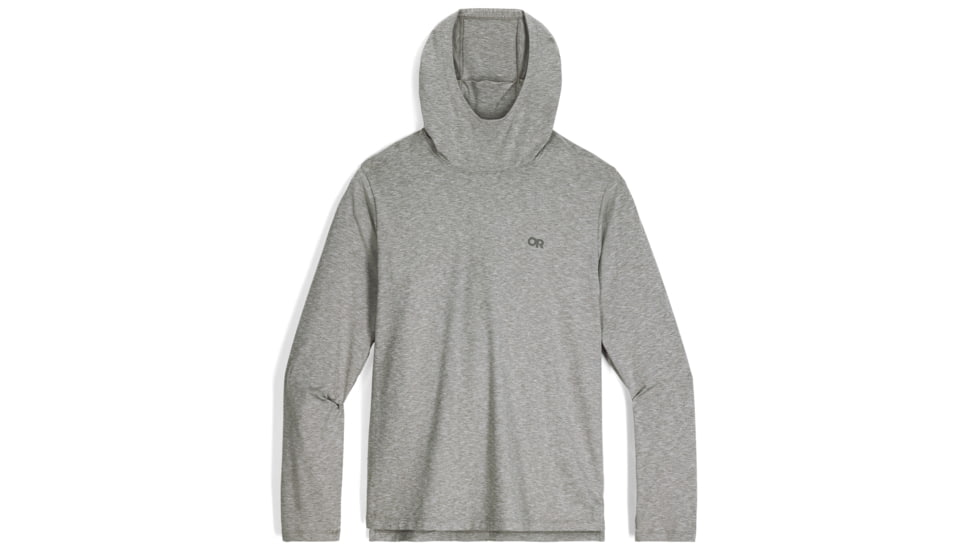 Outdoor Research ActiveIce Spectrum Sun Hoodie - Men's, Grey Heather, Medium, 3223761050-M