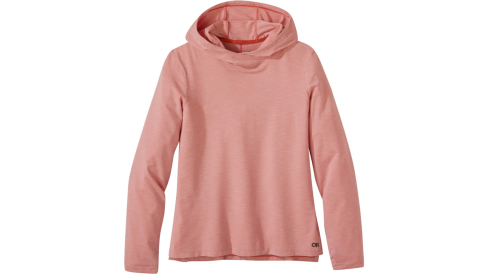 Outdoor Research ActiveIce Spectrum Sun Hoodie - Women's, Guava Heather, Large, 2876612116008