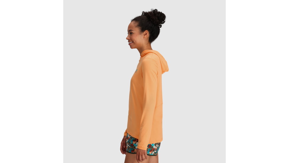 Outdoor Research ActiveIce Spectrum Sun Hoodie - Womens, Orange Fizz, S, 2876612279006