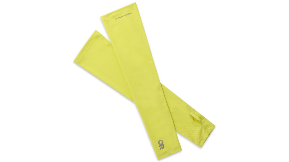 Outdoor Research ActiveIce Sun Sleeves, Sulphur, S/M, 2801271584015