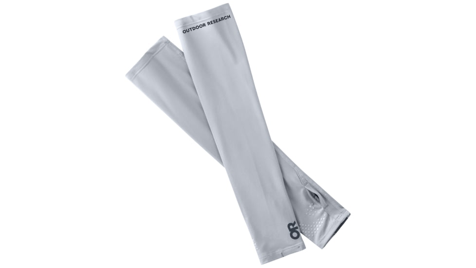 Outdoor Research ActiveIce Sun Sleeves, Titanium Grey, L/XL, 2801272194016