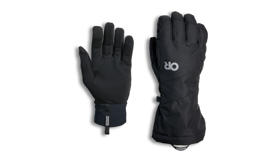 Outdoor Research Adrenaline 3-in-1 Gloves - Womens, Black, Small, 3225730001006
