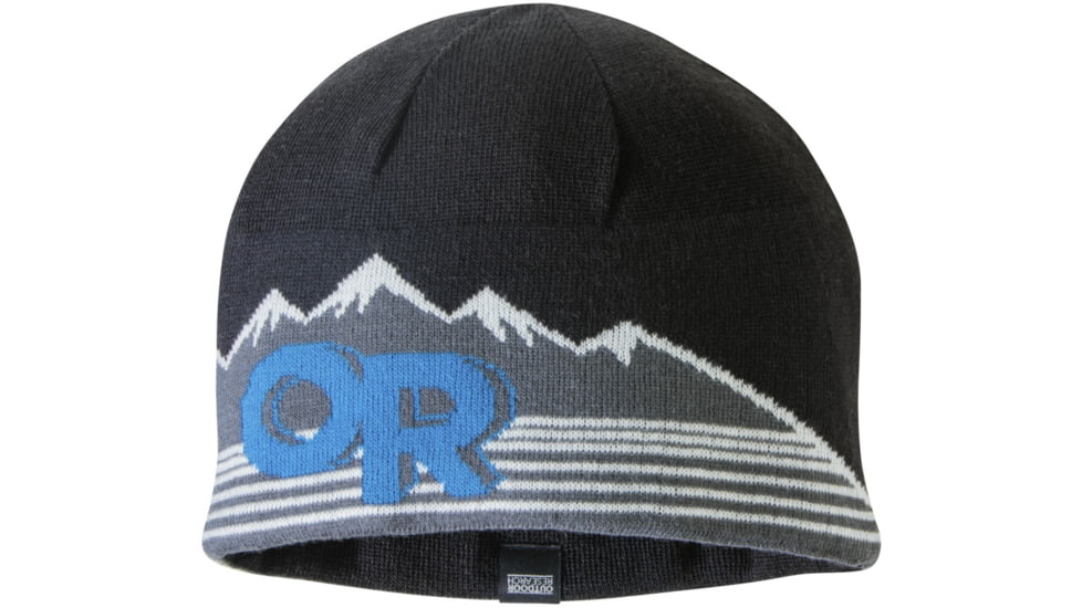 Outdoor Research Advocate Beanie - Men's-Black/Tahoe
