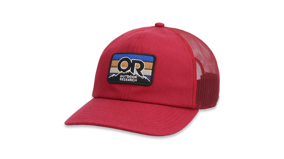 Outdoor Research Advocate Stripe Patch Cap, Brick/Bronze, 3000492513222