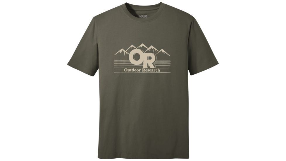 Outdoor Research Advocate Tee, Mens, Fatigue, S, 265929-fatigue-S