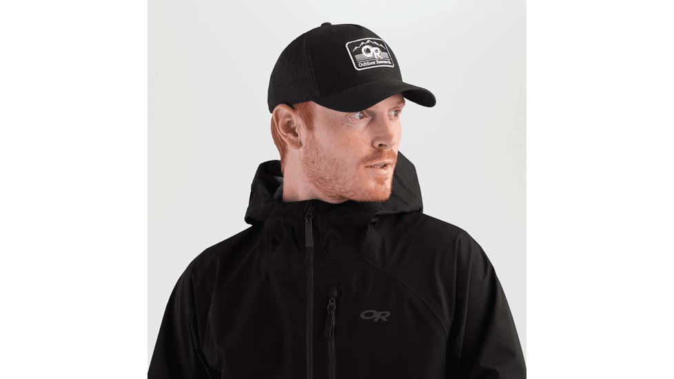 Outdoor Research Advocate Trucker Cap, Black, One Size, 2821180001222