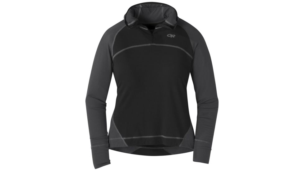 Outdoor Research Alpine Onset Hoody - Womens, Black/Storm, Extra Small, 2681561344005