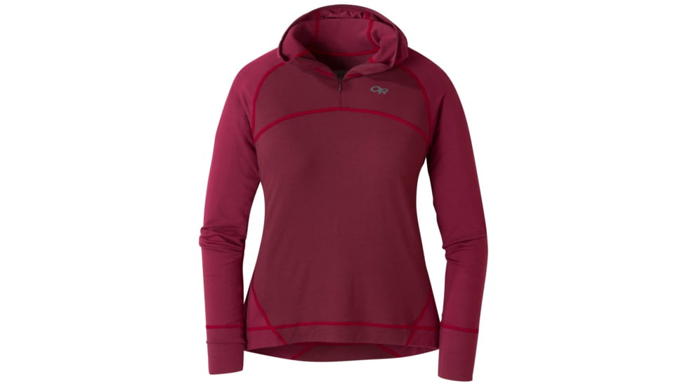 Outdoor Research Alpine Onset Hoody - Womens, Zin/Garnet, S, 2681561375006
