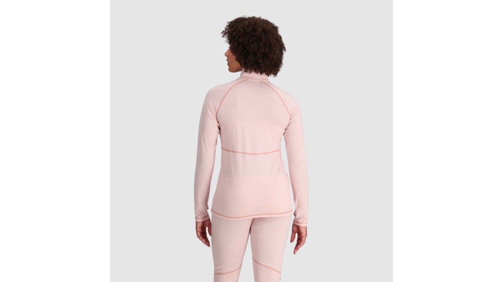Outdoor Research Alpine Onset Merino 150 Half Zip - Womens, Sienna Heather, Small, 2832232550006