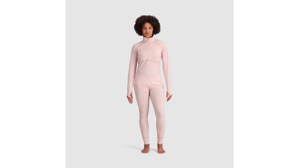Outdoor Research Alpine Onset Merino 150 Half Zip - Womens, Sienna Heather, Small, 2832232550006