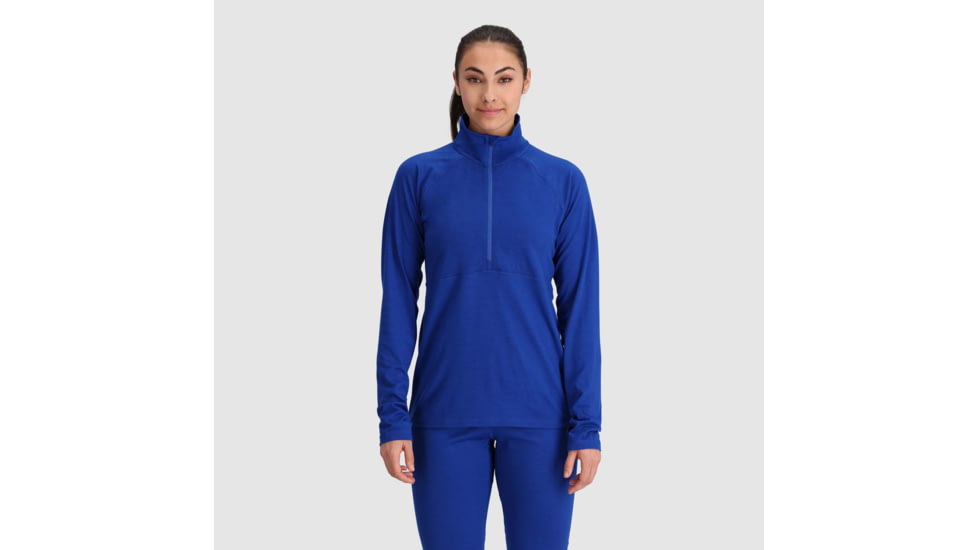 Outdoor Research Alpine Onset Merino 150 Half Zip - Womens, Topaz, Medium, 2832232452007