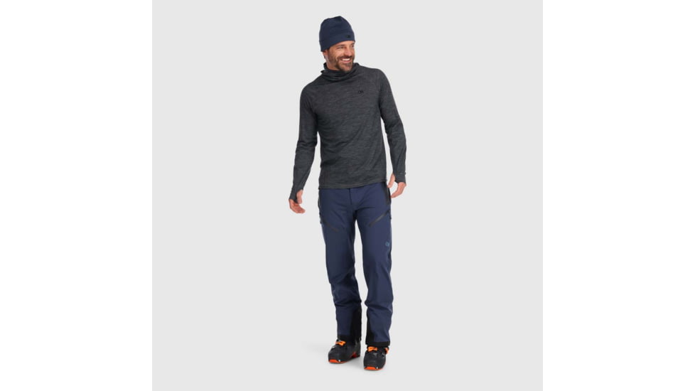 Outdoor Research Alpine Onset Merino 150 Hoodie - Mens, Charcoal Heather, Medium, 3000840893007