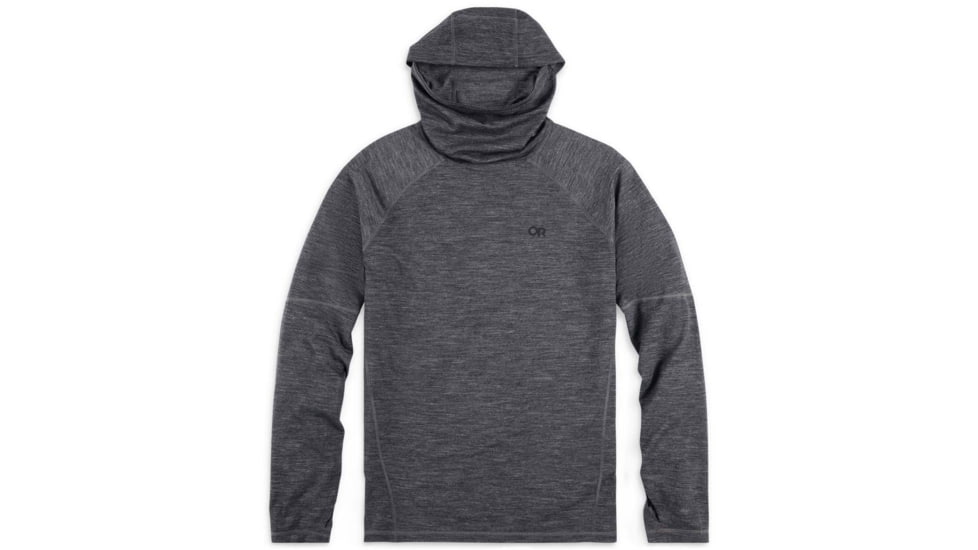 Outdoor Research Alpine Onset Merino 150 Hoodie - Mens, Charcoal Heather, Medium, 3000840893007