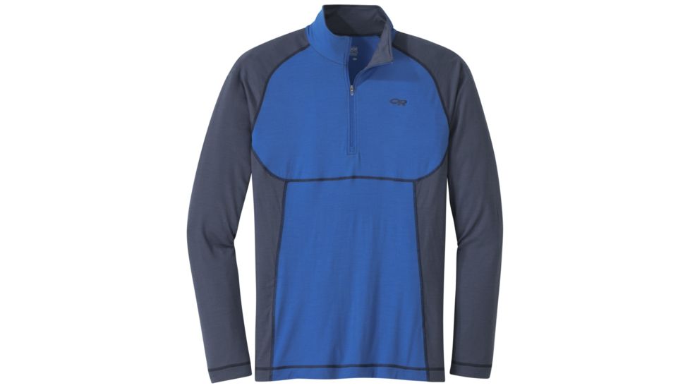 Outdoor Research Alpine Onset Zip Top - Mens, Cobalt/Naval Blue, Large, 2681291342008