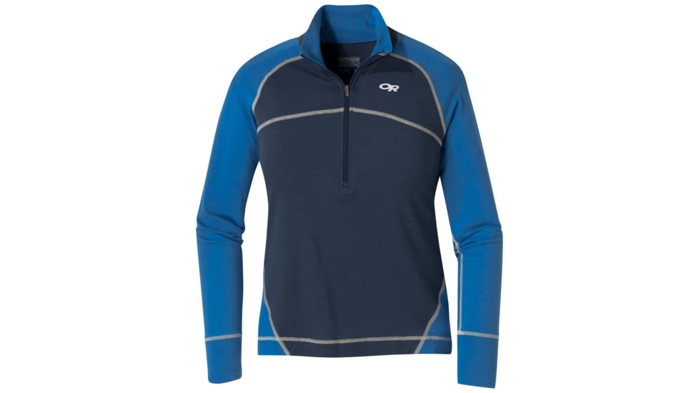 Outdoor Research Alpine Onset Zip Top - Womens, Naval Blue/Lapis, XS, 2681571334005