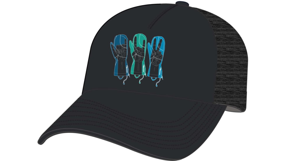 Outdoor Research Alti Horns Trucker Cap, Black, One Size, 2776520001222