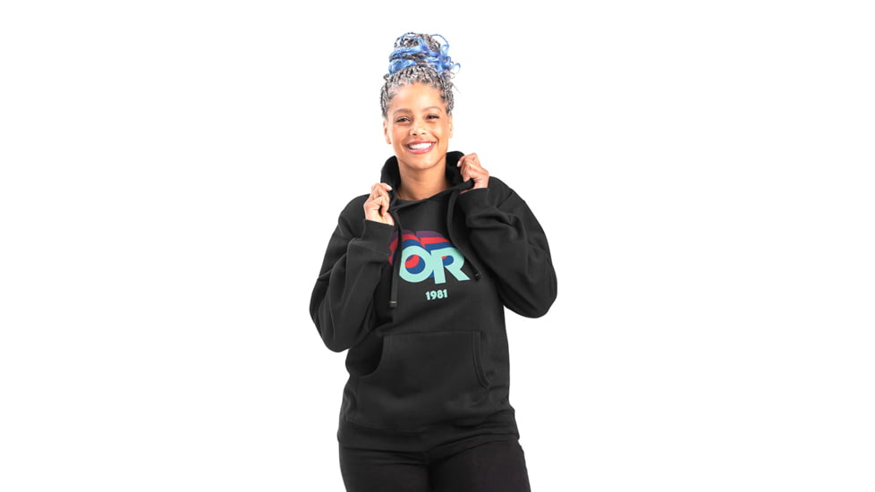 Outdoor Research Anniversary Hoodie, Black, Extra Large, 2837350001009