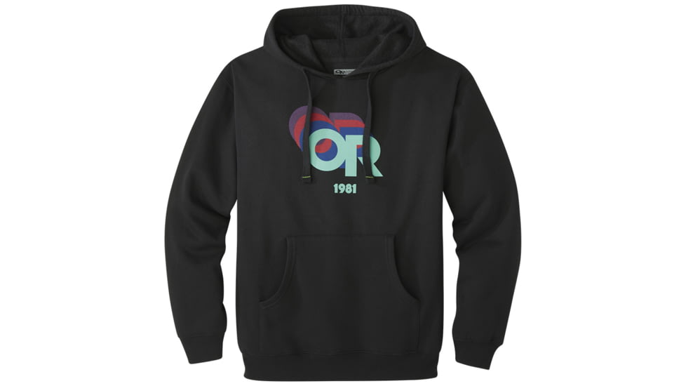 Outdoor Research Anniversary Hoodie, Black, Extra Large, 2837350001009