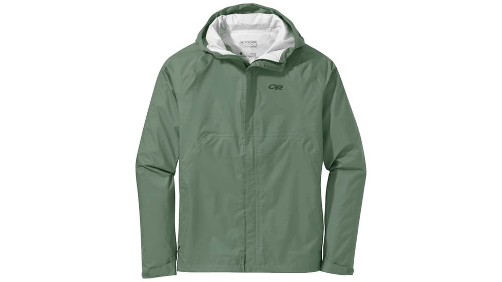 Outdoor Research Apollo Rain Jacket - Mens, Cypress, Small, 2691691857006