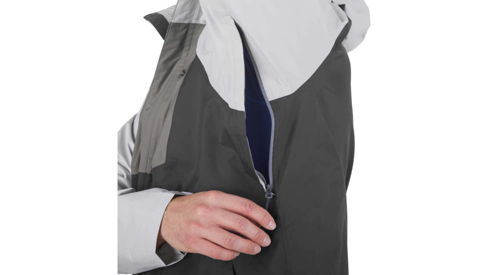 Outdoor Research Apollo Rain Jacket - Mens, Strm/Pwt/Smk, 2XL, 2691691623010