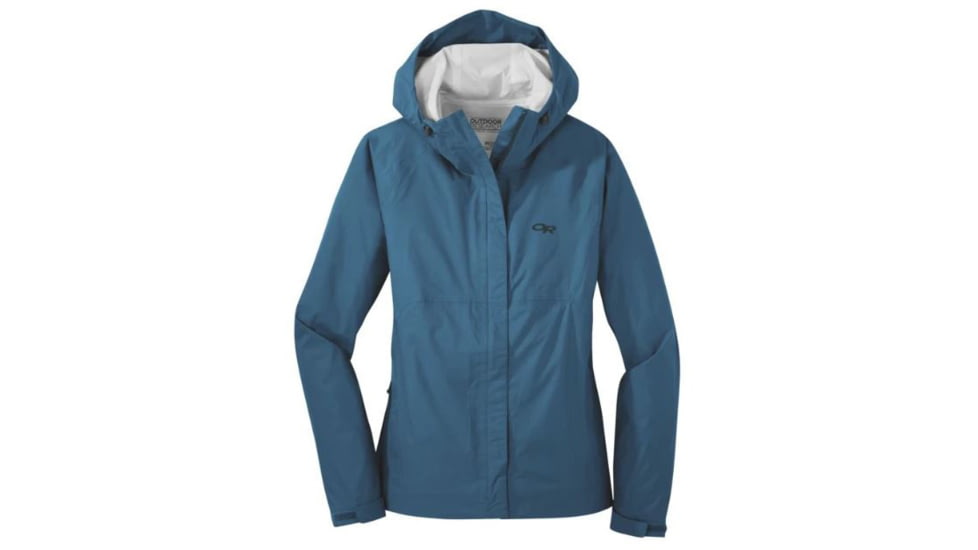Outdoor Research Apollo Rain Jacket - Womens, Celestial Blue, Small, 2691851576006