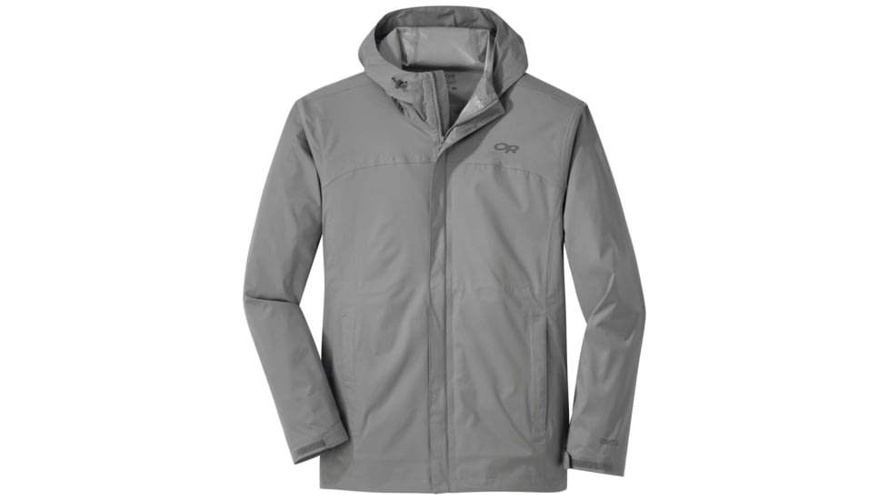 Outdoor Research Apollo Stretch Rain Jacket - Mens, Light Pewter, Extra Large, 2743941564009