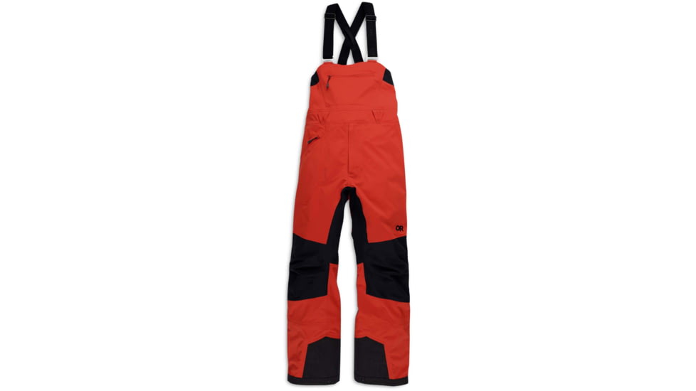 Outdoor Research Archangel Bibs - Men's, Cranberry/Black, Large, 2775600421-L