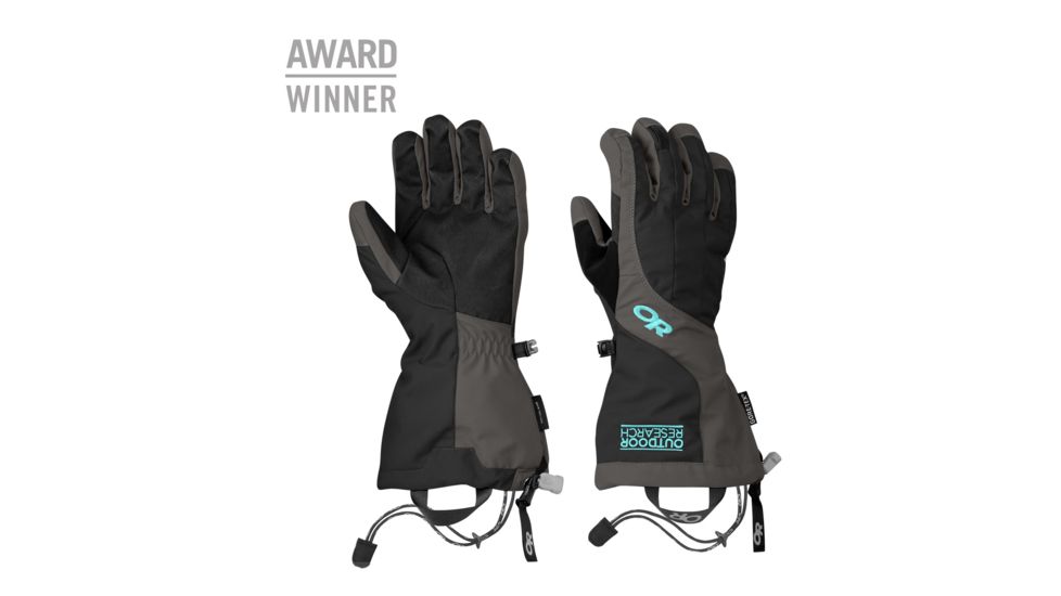 Outdoor Research Arete Gloves - Women's-Small-Charcoal/Black