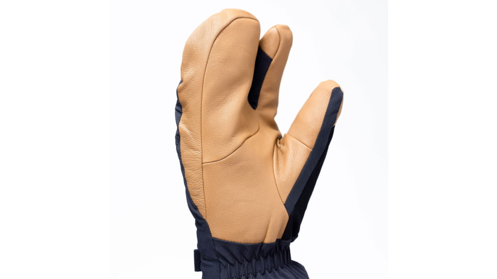 Outdoor Research Arete Modular Gore-Tex 3-Finger Gloves, Black/Dark Natural, Small, 3221532508006