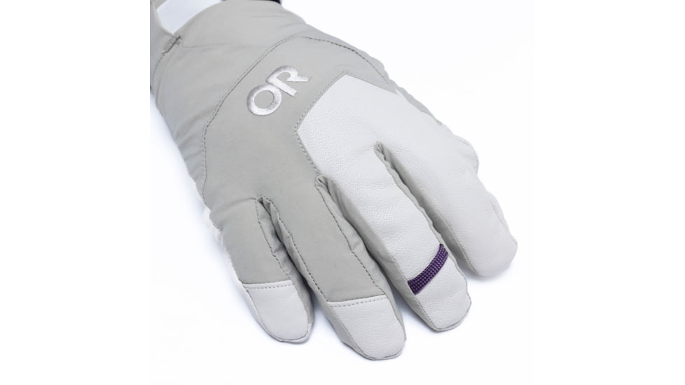 Outdoor Research Arete Modular Gore-Tex Gloves - Womens, Pro Khaki/Oyster, Large, 3221632800008