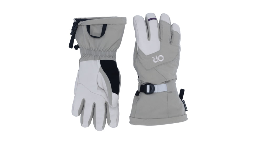 Outdoor Research Arete Modular Gore-Tex Gloves - Women's, Pro Khaki/Oyster, Small, 3221632800006