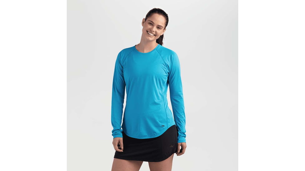 Outdoor Research Argon Long Sleeve Tee - Womens, Atoll, Medium, 2799641853007