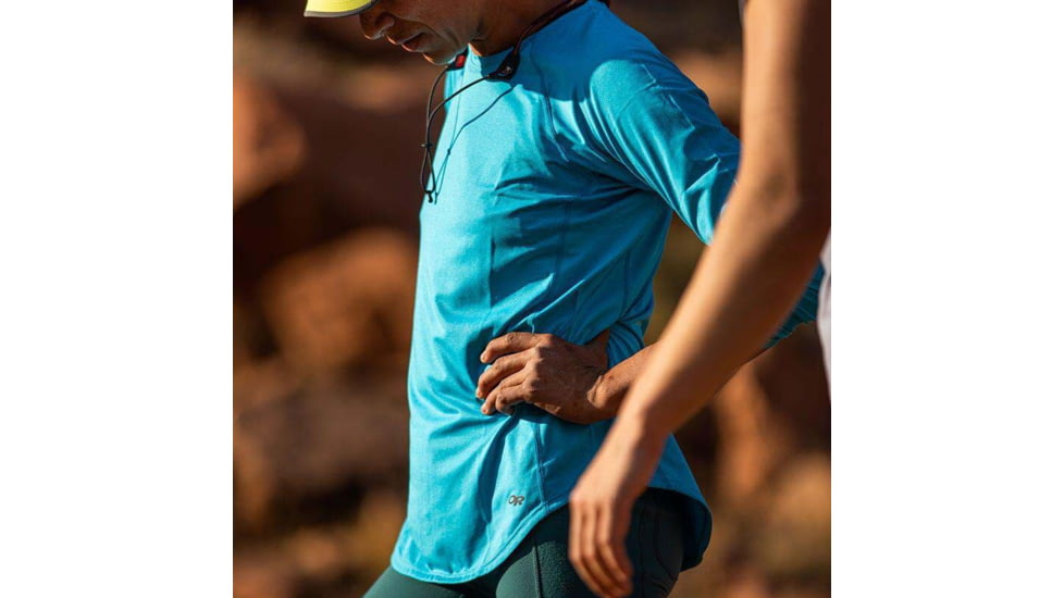 Outdoor Research Argon Long Sleeve Tee - Womens, Atoll, Medium, 2799641853007