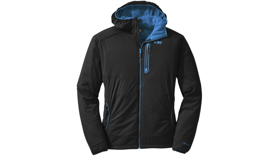Outdoor Research Ascendant Hoody - Men's-Black/Tahoe-X-Large