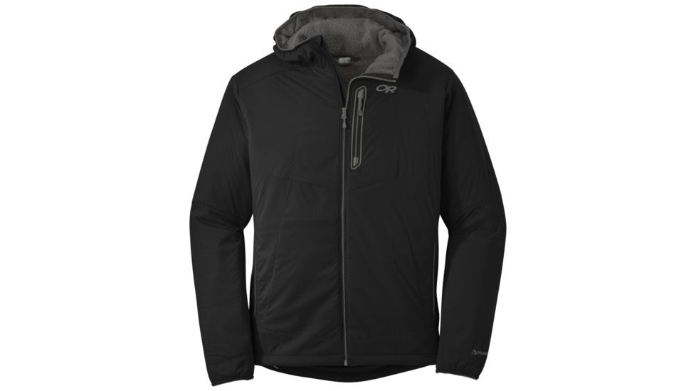 Outdoor Research Ascendant Hoody - Mens, Black/Pewter, Extra Large, 2500990116009