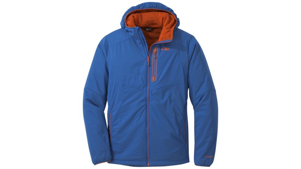 Outdoor Research Ascendant Hoody - Mens, Ochre/Burnt Orange, Small, 2500991358006