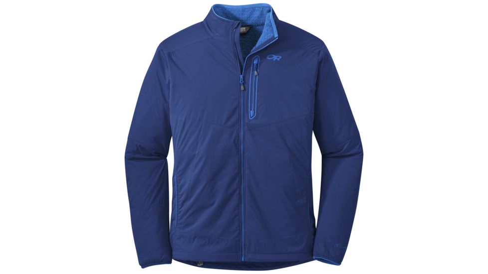 Outdoor Research Ascendant Jacket, Men's, Baltic/Glacier, XL 254010-blt/gl-XL