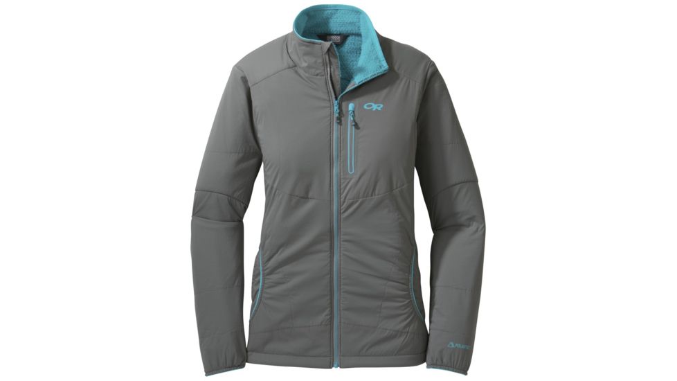 Outdoor Research Ascendant Jacket - Women's-Pewter/Typhoon-Medium