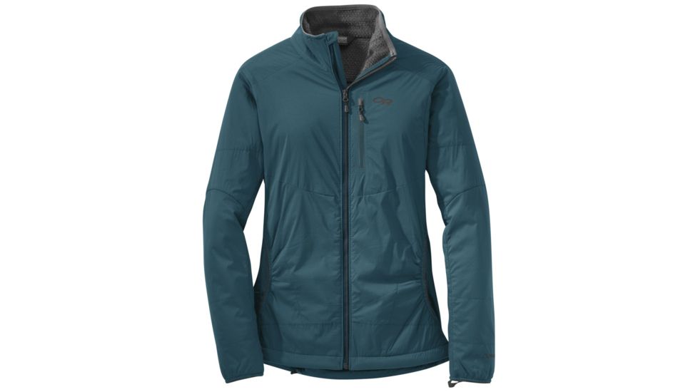 Outdoor Research Ascendant Jacket - Womens, Washed Peacock/Pewter, Medium, 2540221372007