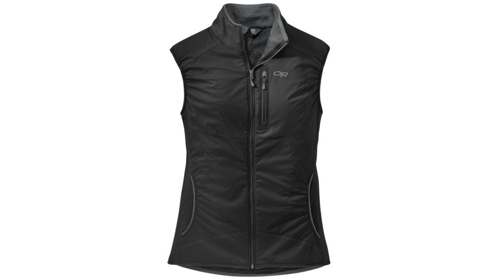 Outdoor Research Ascendant Vest, Women's, Black/Charcoal, S 254023-black/charcoal-S
