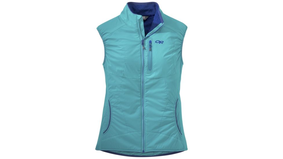 Outdoor Research Ascendant Vest, Women's, Typhoon/Baltic, XS 254023-tph/blt-XS
