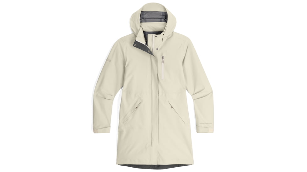Outdoor Research Aspire 3L Trench - Women's, Oyster, Large, 3221102652008