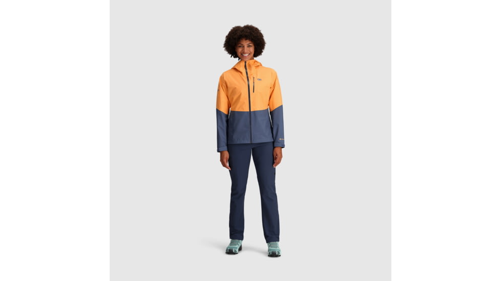 Outdoor Research Aspire II Jacket - Womens, Orange Fizz/Dawn, XL, 2876212393009