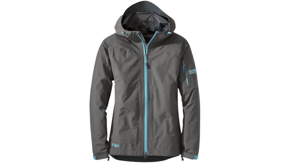 Outdoor Research Aspire Jacket - Women's-X-Small-Pewter/Typhoon