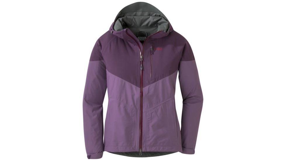 Outdoor Research Aspire Jacket - Womens, Amethyst/Pacific Plum, Medium, 2680991379007