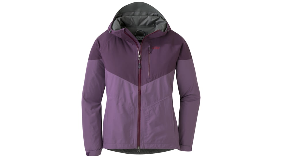 Outdoor Research Aspire Jacket - Womens, Amethyst/Pacific Plum, XL, 2680991379009