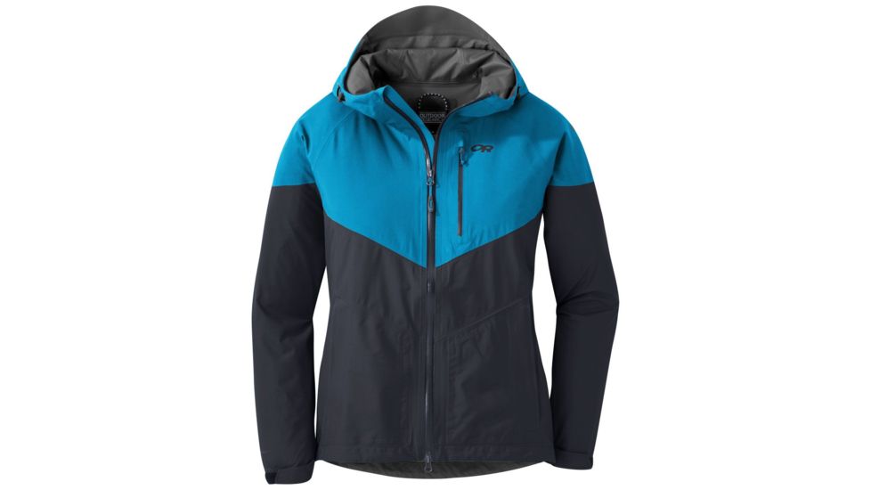 Outdoor Research Aspire Jacket - Womens, Celestial Blue/Ink, Large, 2680991595008
