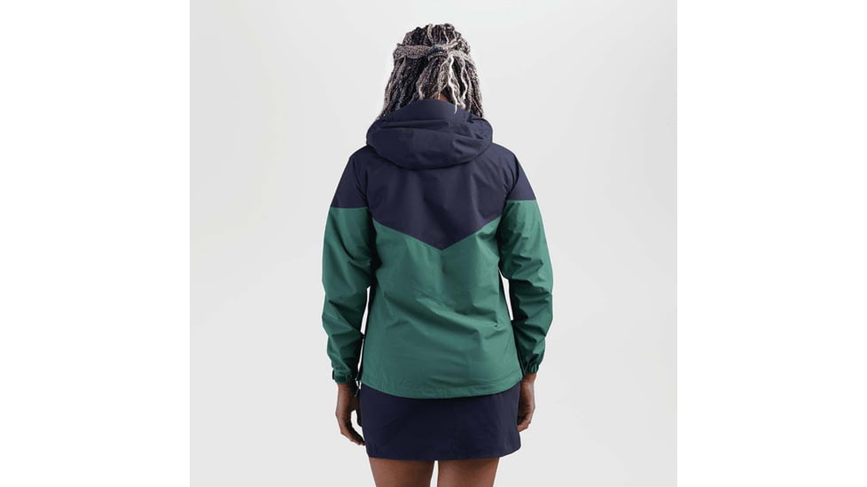 Outdoor Research Aspire Jacket - Womens, Naval Blue/Blue Spruce, Small, 2794801981006