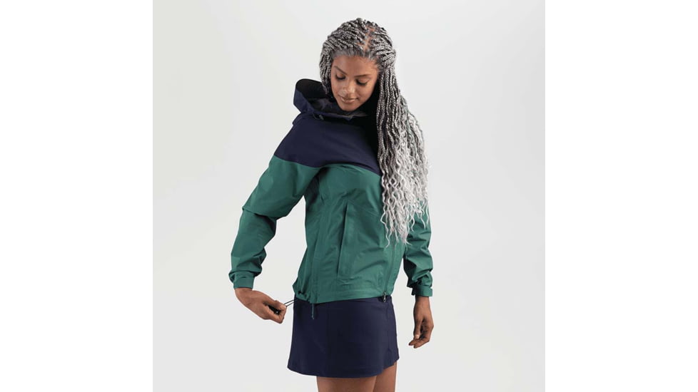 Outdoor Research Aspire Jacket - Womens, Naval Blue/Blue Spruce, Small, 2794801981006